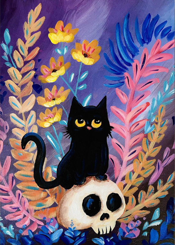 Whiskers On Skull
